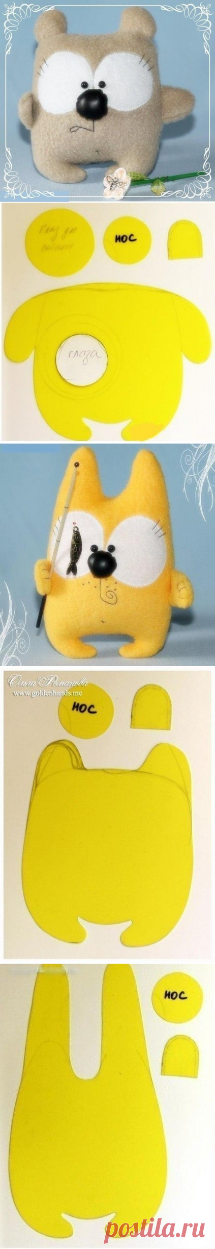 Выкройки симпатичных игрушек