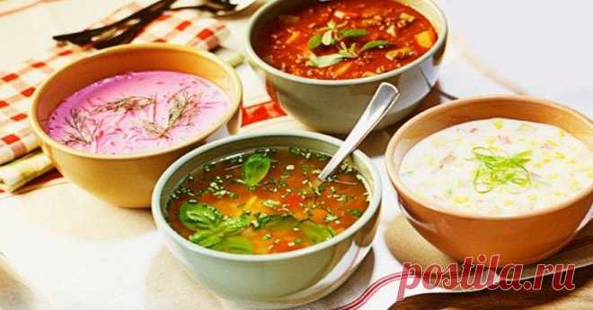 Польза супов - Советы домохозяйкам