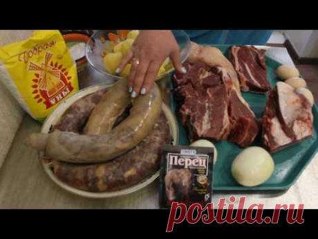 Бешбармак по-казахски.Очень вкусный рецепт.