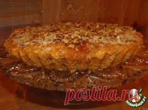 "Мокрый" яблочный пирог - кулинарный рецепт