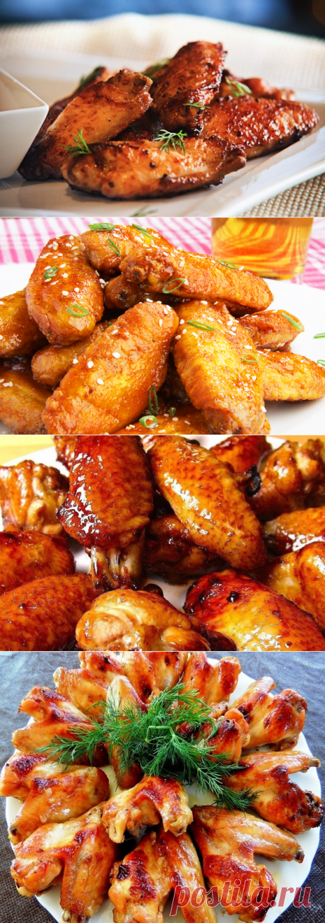 Куриные крылышки: 6 рецептов на любой вкус