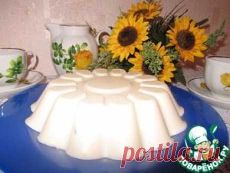 Бланманже творожное с виноградом - кулинарный рецепт