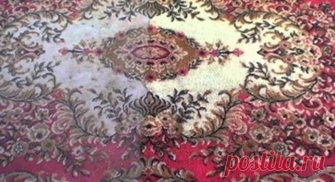 Копеечнее средство выталкивает грязь из ковра! Смешай 2 ингредиента — и он будто вчера из магазина — Копилочка полезных советов