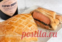 Лосось, запеченный в тесте - Лучшие кулинарные рецепты интернета