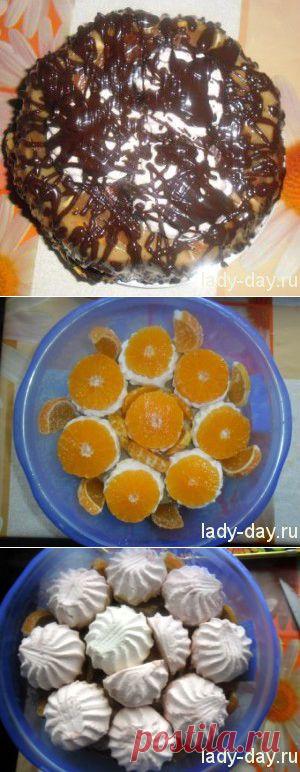 Торт без выпечки "Зефирная сладкоежка" | Простые рецепты с фото