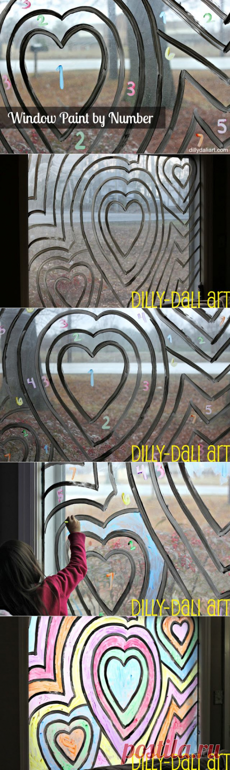 Dilly-Dali Art: Window Paint by Number