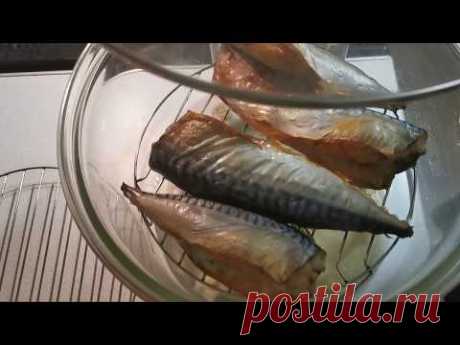 Вкуснейшая скумбрия в аэрогриле. Delicious mackerel in an aerogrill. #омега3 #копченаяскумбрия