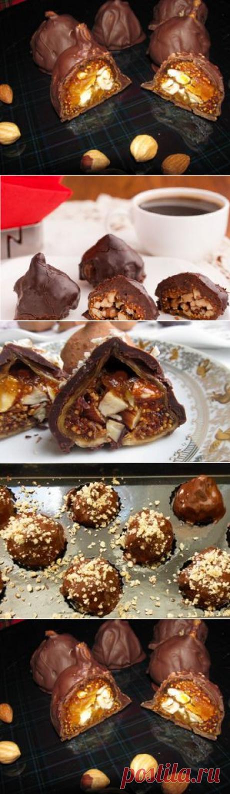 Конфеты «Инжир в шоколаде».