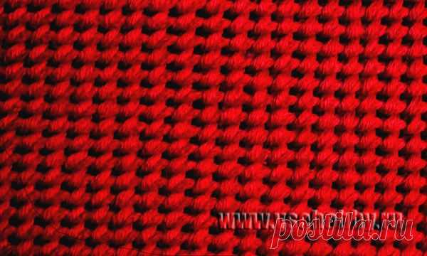 Эфиопская резинка спицами мастер-класс