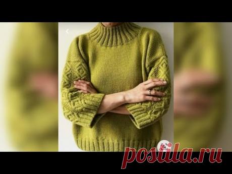 Вооплощение мечты из интернета.  Джемпер из твида.