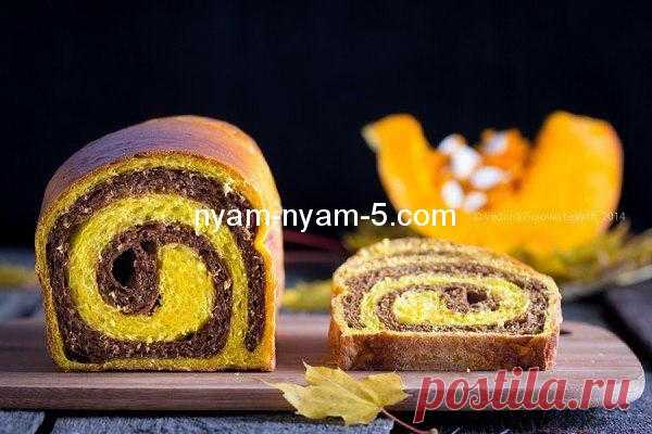 Гарбузово-Шоколадний хліб(булка) | Ням-ням за 5 хвилин