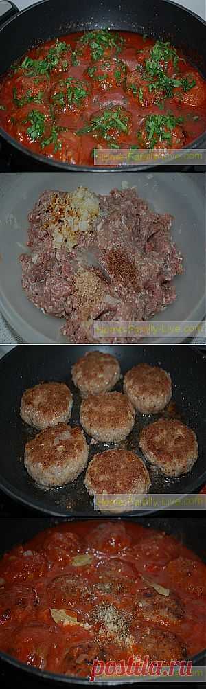 Кулинарные рецепты Котлеты в соусе &raquo; Кулинарные рецепты