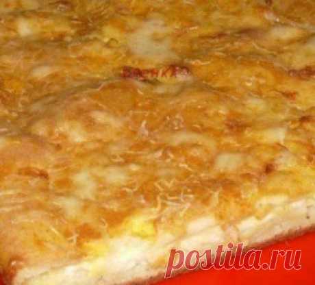 Сытный и вкусный наливной пирог с сыром. Люблю простые рецепты!