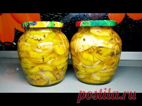 КАБАЧКИ КАК ШАШЛЫК! ЗИМОЙ ЗА УШИ НЕ ОТТАЩИТЬ ОТ БАНКИ КАК ВКУСНО!!!