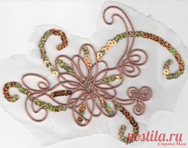 вышивка пайетками мастер класс - Поиск в Google