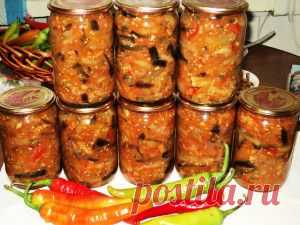 Салат из баклажанов на зиму