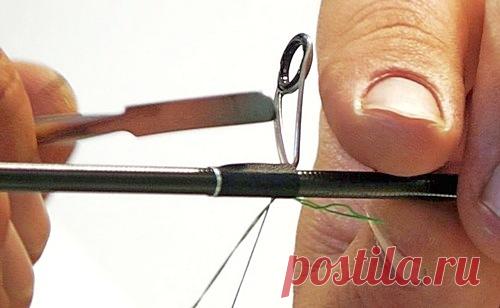 Как собрать спиннинг. О намотке колец.