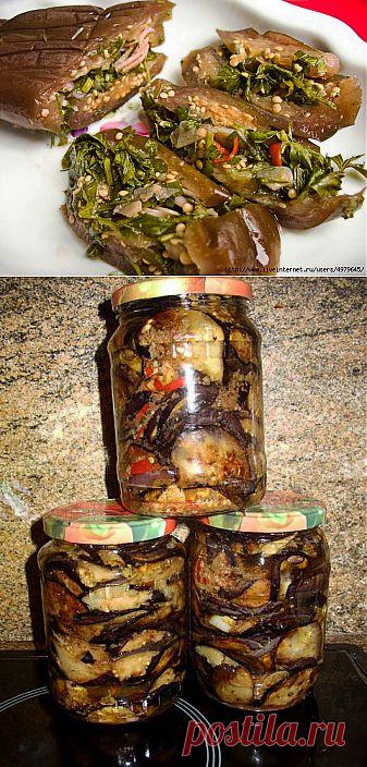 ИНТЕРЕСНЫЕ РЕЦЕПТЫ ЗАГОТОВОК БАКЛАЖАН В ВАШ БЛОКНОТ.