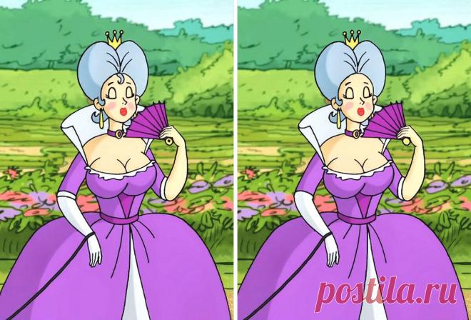 Найдите 4 отличия на картинке с Принцессой. Разминка для внимательности.

Читай дальше на сайте. Жми подробнее ➡