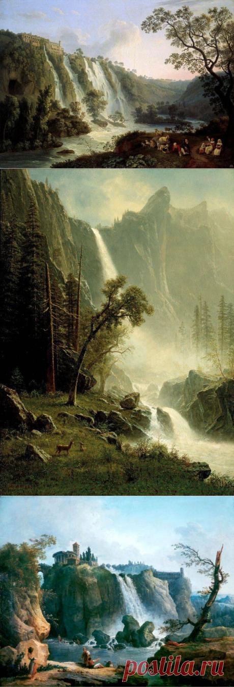 Пейзажно-водопадное...живопись.