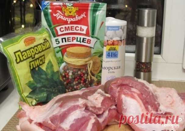Вареный рулет из свиной брюшины - Простые рецепты Овкусе.ру
