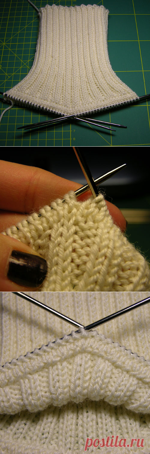 Мастер-класс: воротник "гольф".