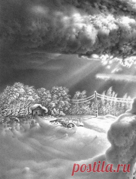 Рисунки карандашом Гурама Доленджашвили.
