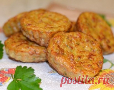 Кабачковые маффины с ветчиной и сыром