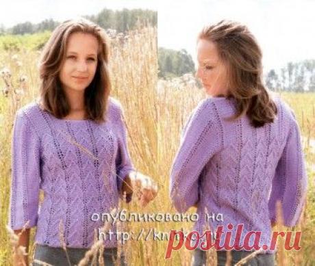 Сиреневая кофточка, Вязание для женщин