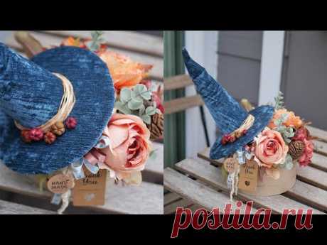 Шляпка для цветочной композиции / Очень просто / DIY TSVORIC