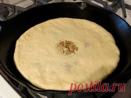 Осетинские пироги с мясом: мало теста начинка сочная и насыщенная