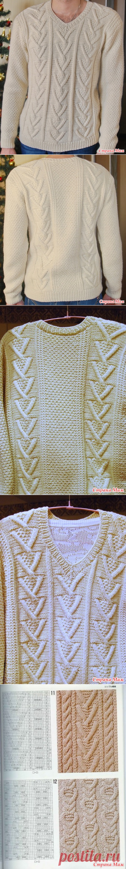 пуловер для зятя - Вязание - Страна Мам