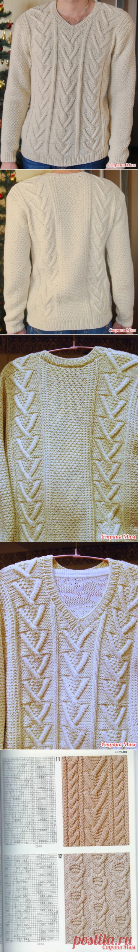 пуловер для зятя - Вязание - Страна Мам