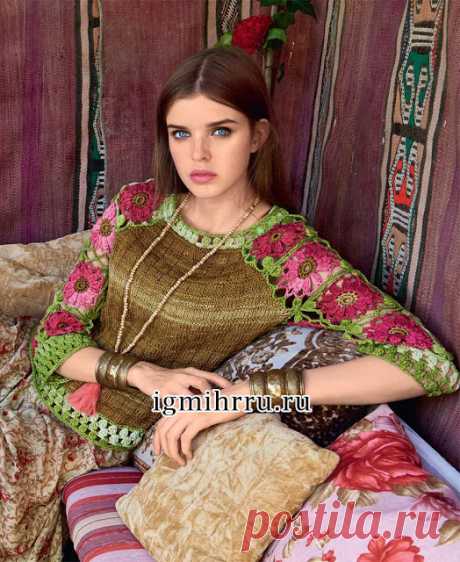 Irish crochet &amp;: CROCHET PULLOVER
