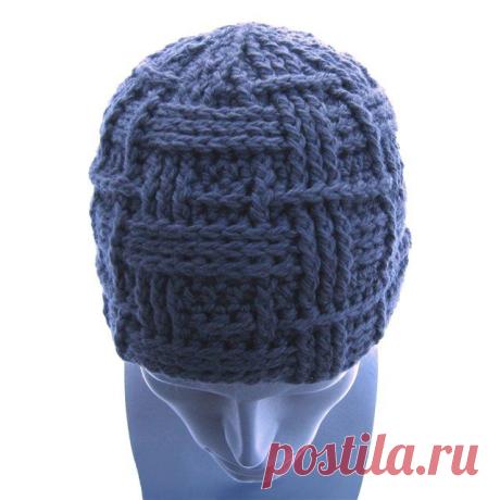 МУЖСКАЯ ШАПКА КРЮЧКОМ!!!.