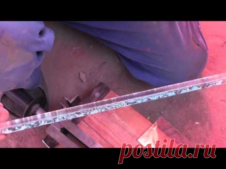 Самодельный плиткорез режет стекло и клинкер!