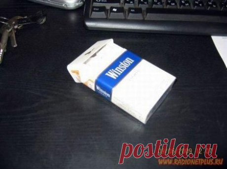 Истребитель. Креатив из пачки