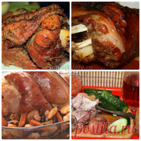 Как приготовить рульку свиную в духовке: лучшие рецепты с фото