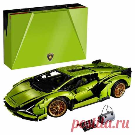 Конструктор LEGO Technic Lamborghini Sian FKP 37 Ощутить потрясающую мощь и силу можно вместе с конструктором LEGO Technic "Lamborghini Sián Fkp 37".Модель отличается большим количеством тщательно продуманных элементов, а также является точной…