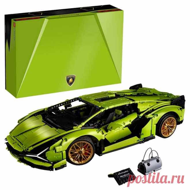 Конструктор LEGO Technic Lamborghini Sian FKP 37 Ощутить потрясающую мощь и силу можно вместе с конструктором LEGO Technic 