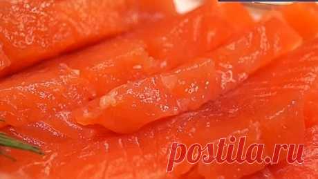 Засолка КРАСНОЙ РЫБЫ как В ресторане.