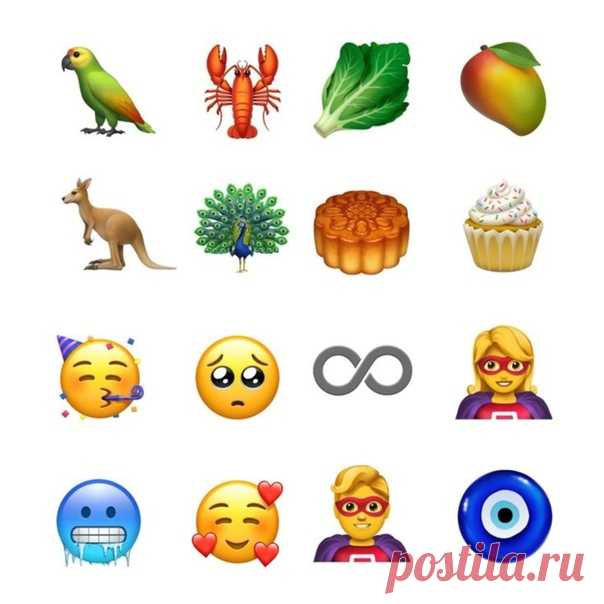 В честь Всемирного дня эмодзи Apple анонсировала более 70 новых символов, которые появятся на наших iPhone и iPad уже этой осенью вместе с iOS 12! 😄 Некоторые из них вы можете увидеть уже сейчас на картинке. Как вам новые эмодзи?