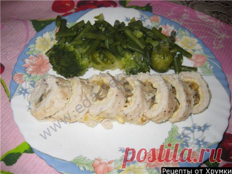 Белковая диета Куриный рулет в фольге