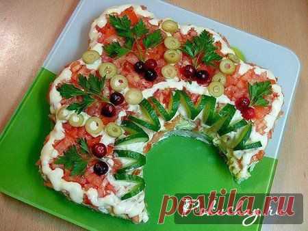 Самый оригинальный салат к празднику "Русская красавица" | БУДЕТ ВКУСНО!