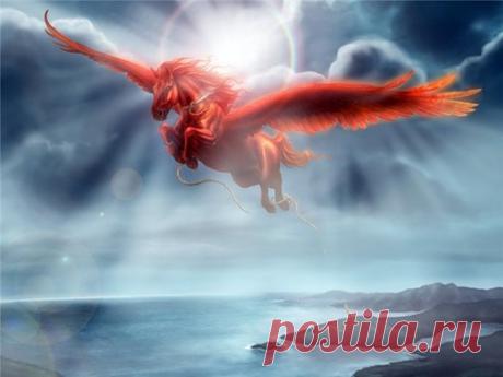 Мифические лошади – Пегас » Сайт о лошадях KoHuKu.ru