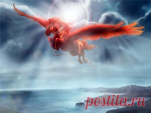 Мифические лошади – Пегас » Сайт о лошадях KoHuKu.ru