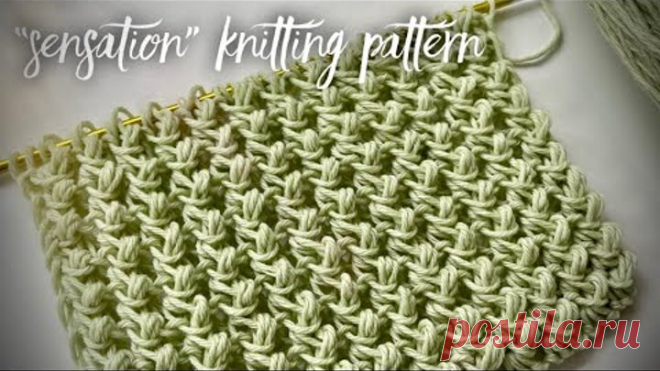 ПРОСТОЙ ШИКАРНЫЙ УЗОР СПИЦАМИ! ВЯЖЕМ ШАРФ, СВИТЕР, ШАПКУ, СНУД 💥 / BEAUTIFUL KNITTING PATTERN