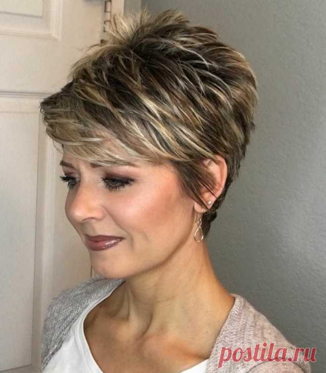20+ коротких модных стрижек для пожилых женщин | Красотка | Яндекс Дзен