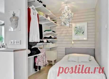 Обустройство узкой спальни — Наши дома