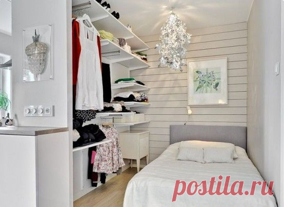 Обустройство узкой спальни — Наши дома